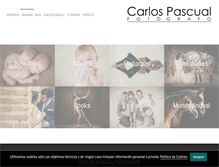 Tablet Screenshot of carlospascualfotografo.com